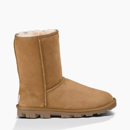 UGG Essential Short Brown Boots for Women (DAJT98275)